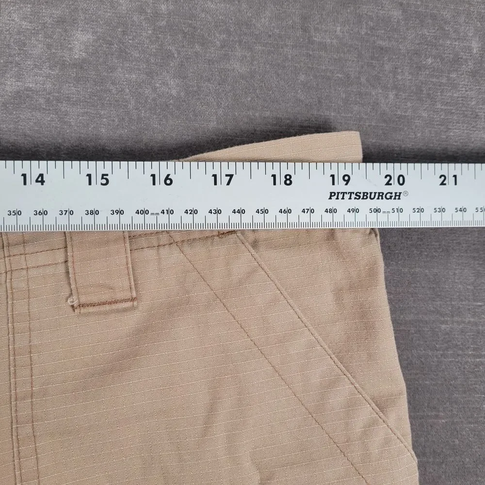 Carhartt Khaki Cargo Work Pants Tactical Ripstop Cotton Utility Trousers Mens XL